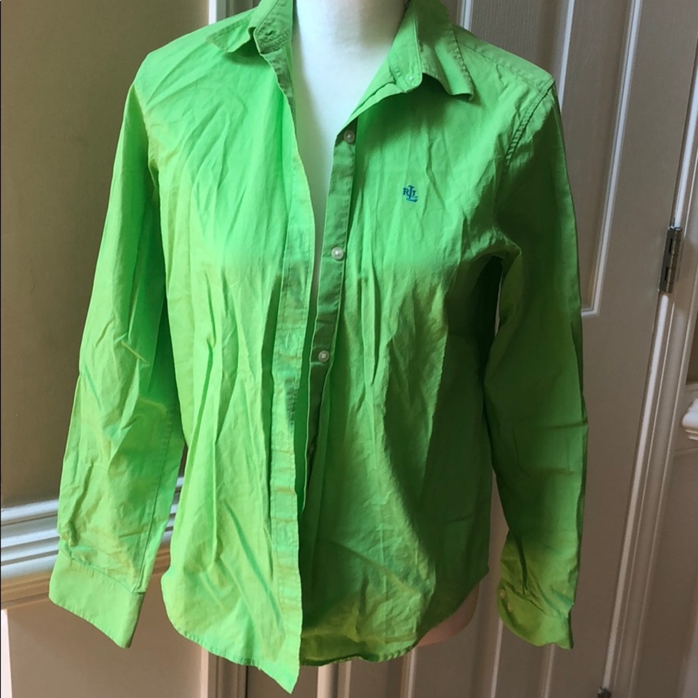 Lauren Ralph Lauren green label button down shirt